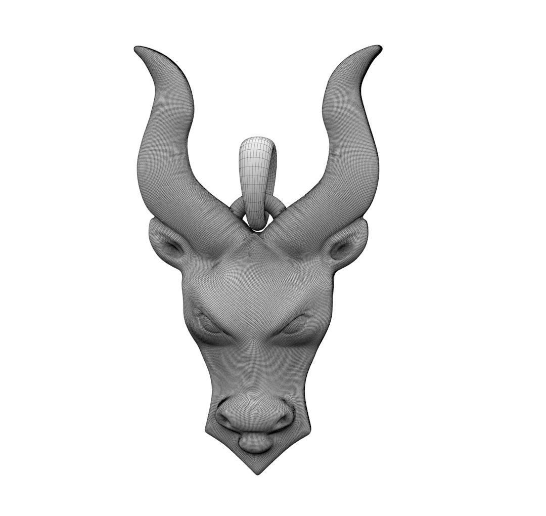 Zodiac Taurus 3D print model_25