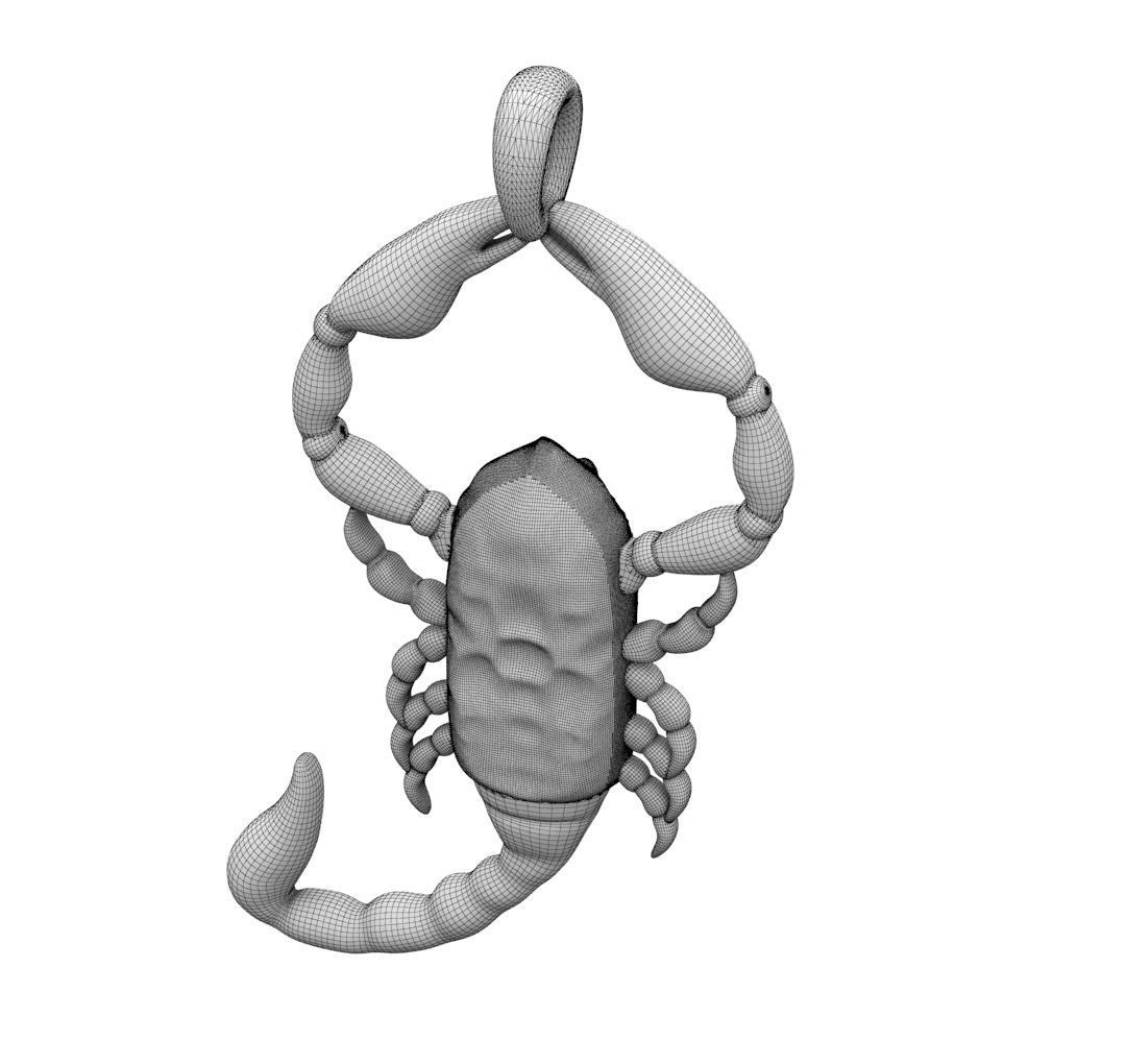 Zodiac Scorpio 3D print model_35