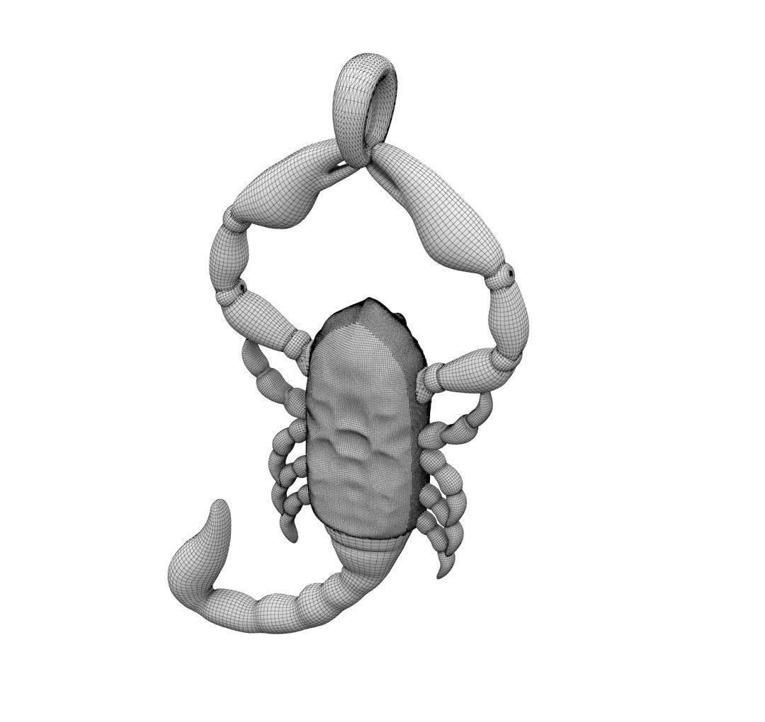 Zodiac Scorpio 3D print model_36