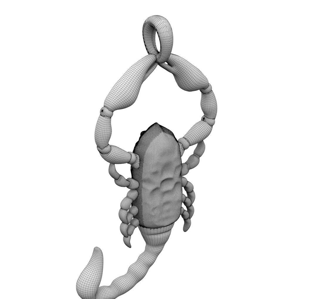 Zodiac Scorpio 3D print model_32