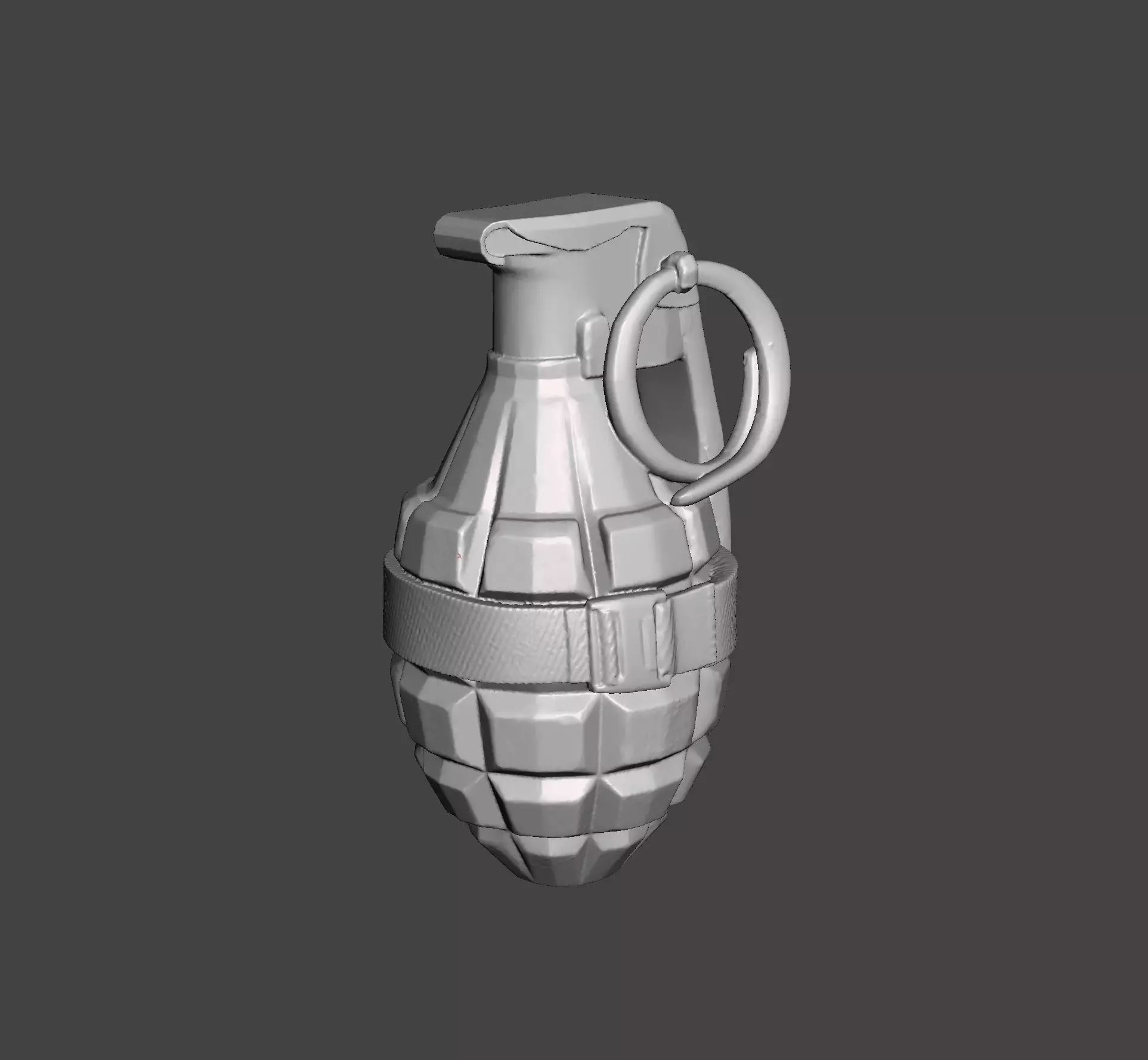 grenade 3d model for 3d printing 3D print model