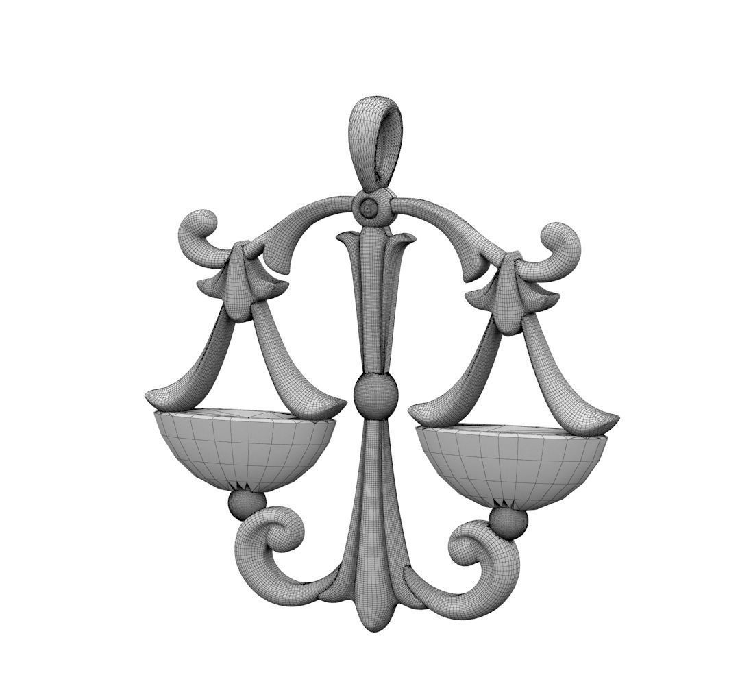 Zodiac Libra 3D print model_26