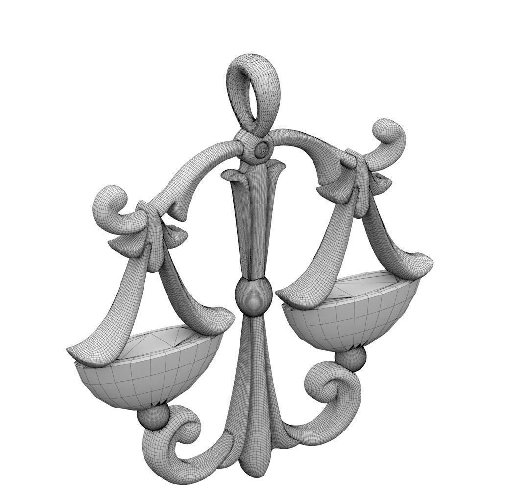 Zodiac Libra 3D print model_32