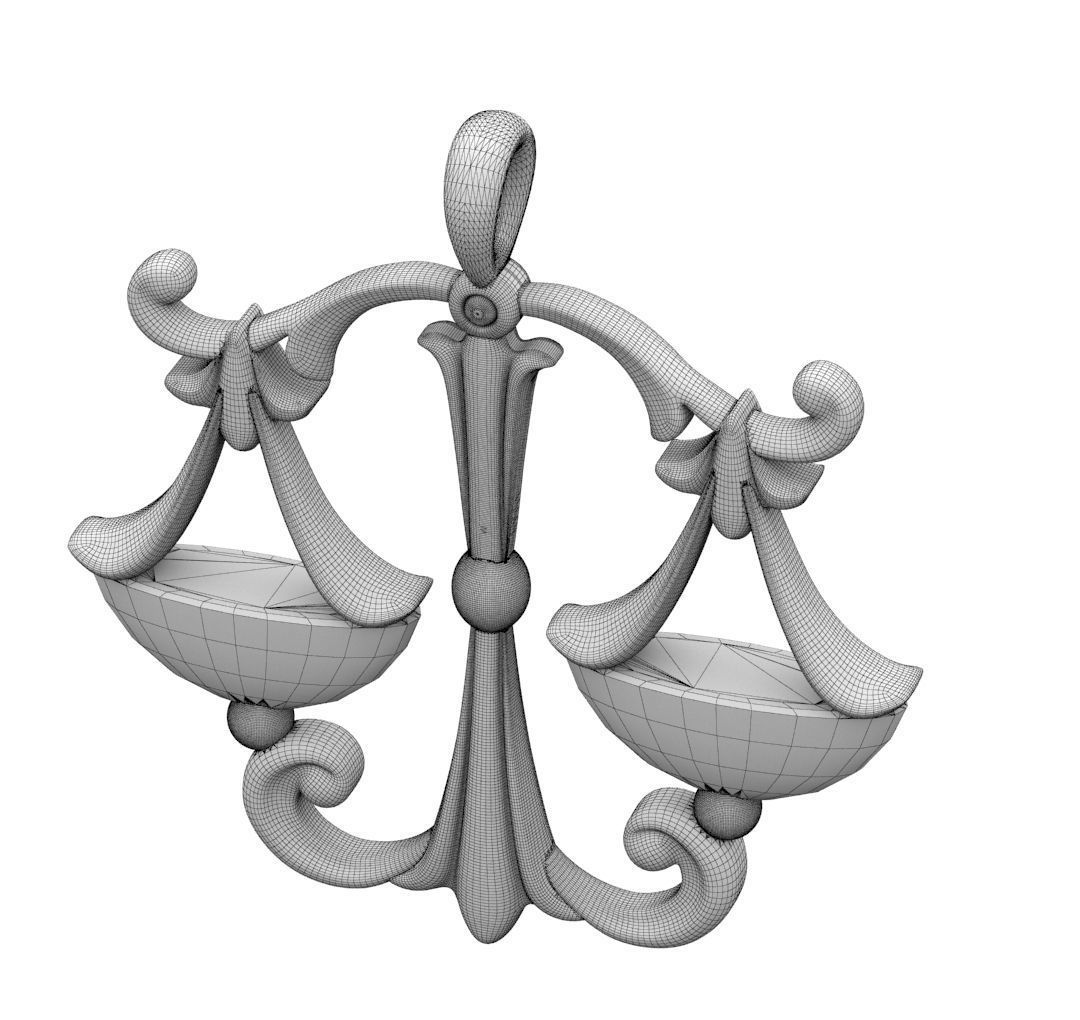 Zodiac Libra 3D print model_35