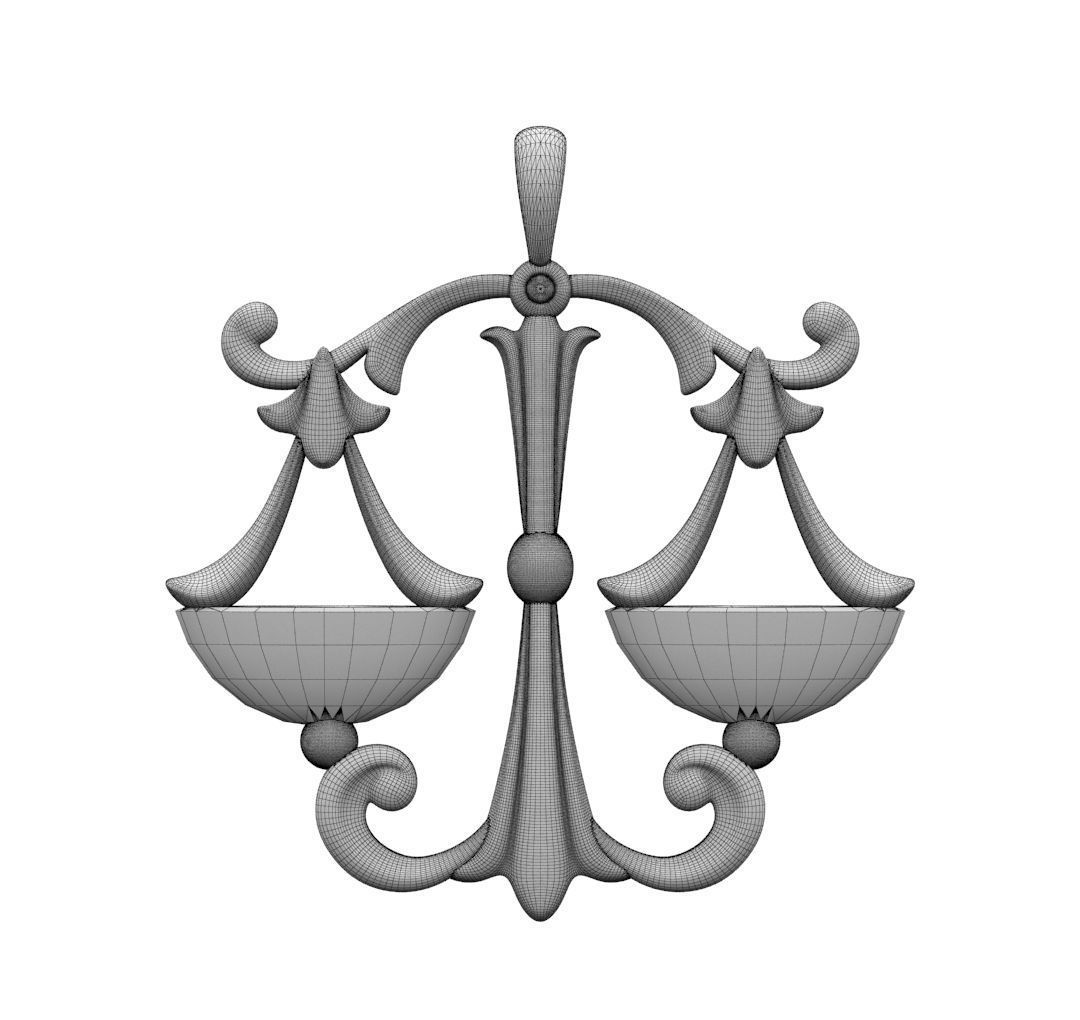 Zodiac Libra 3D print model_3