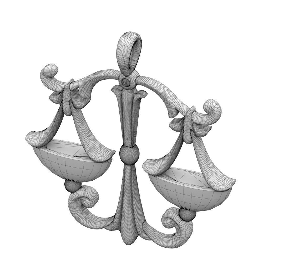 Zodiac Libra 3D print model_36