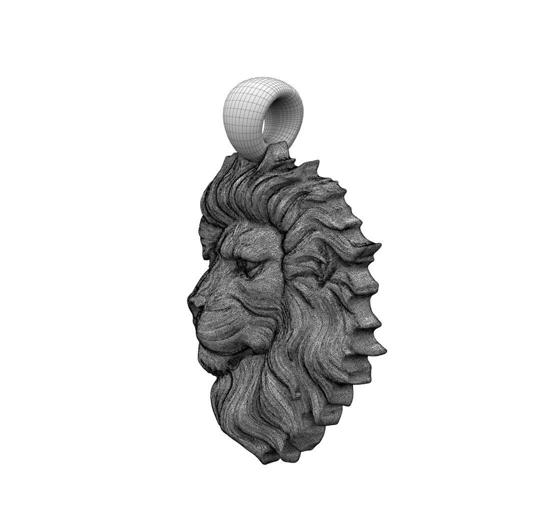 Zodiac Leo 3D print model_27