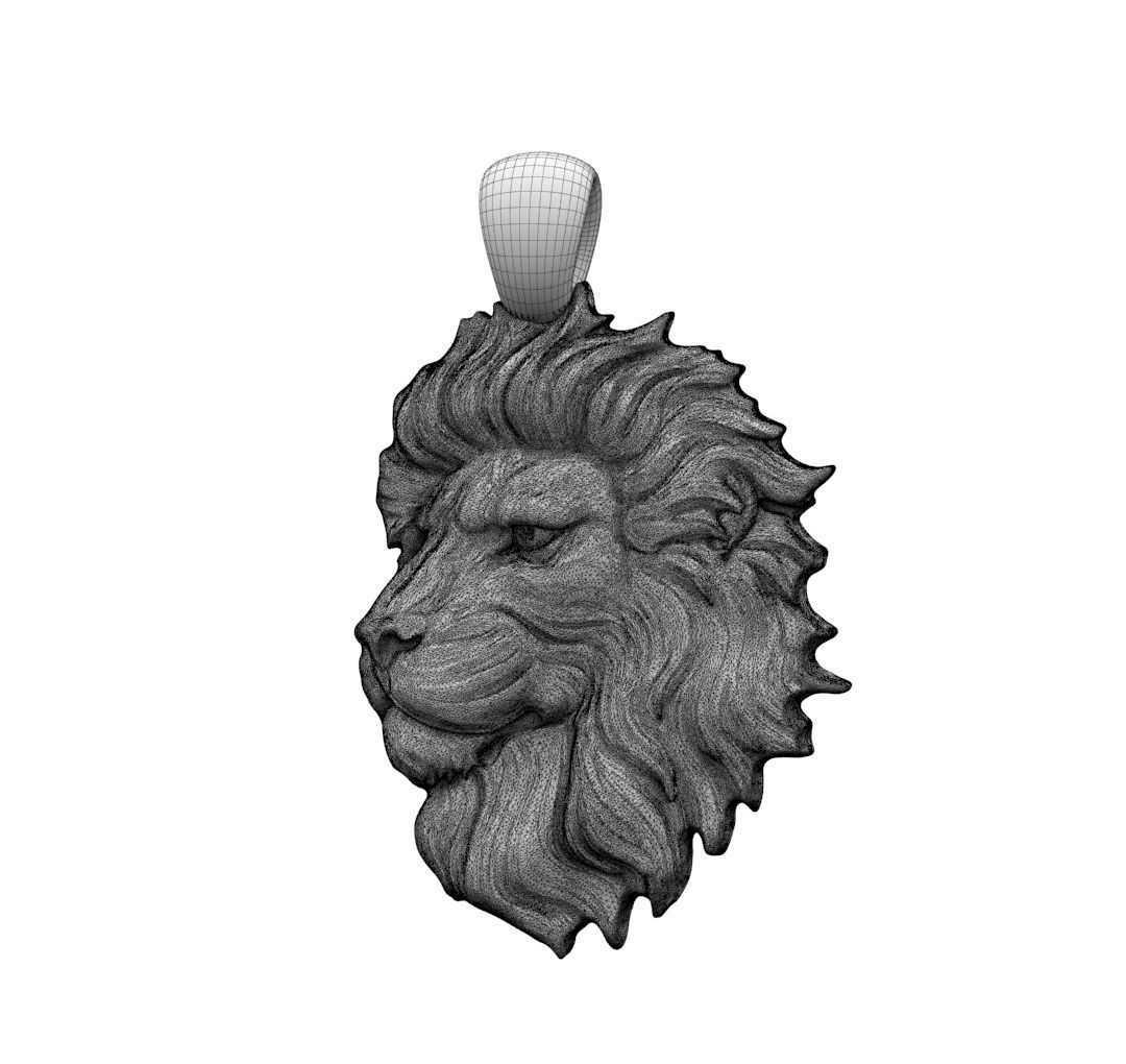 Zodiac Leo 3D print model_25