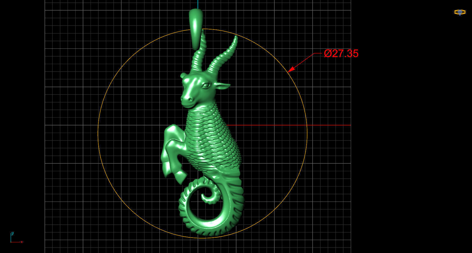 Zodiac Capricorn 3D print model_23