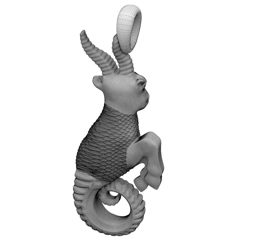 Zodiac Capricorn 3D print model_35