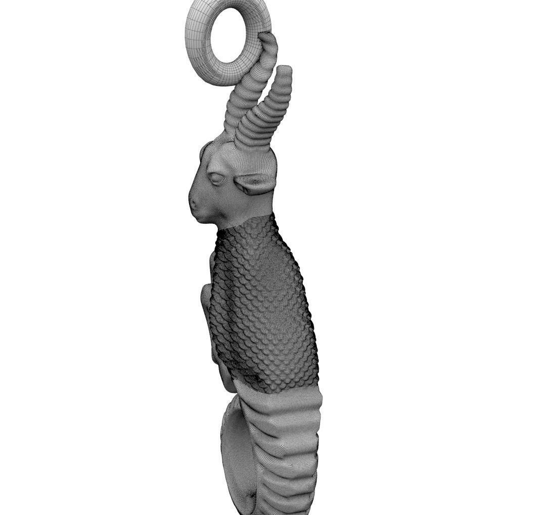 Zodiac Capricorn 3D print model_28