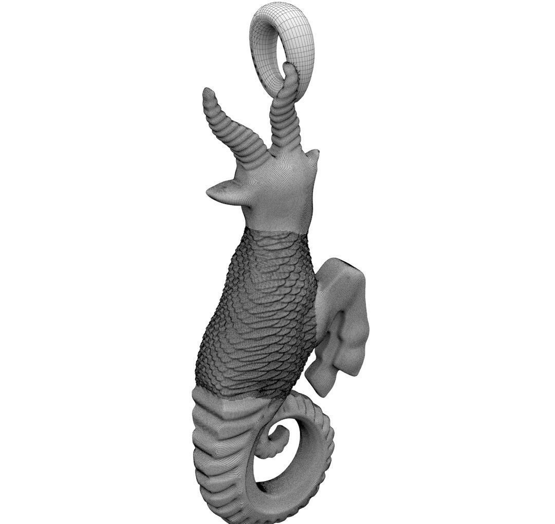 Zodiac Capricorn 3D print model_32
