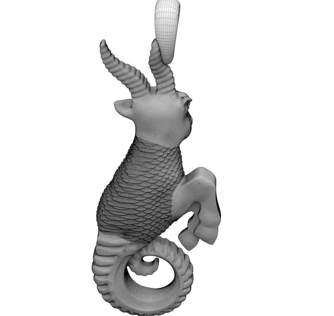 Zodiac Capricorn 3D print model_34