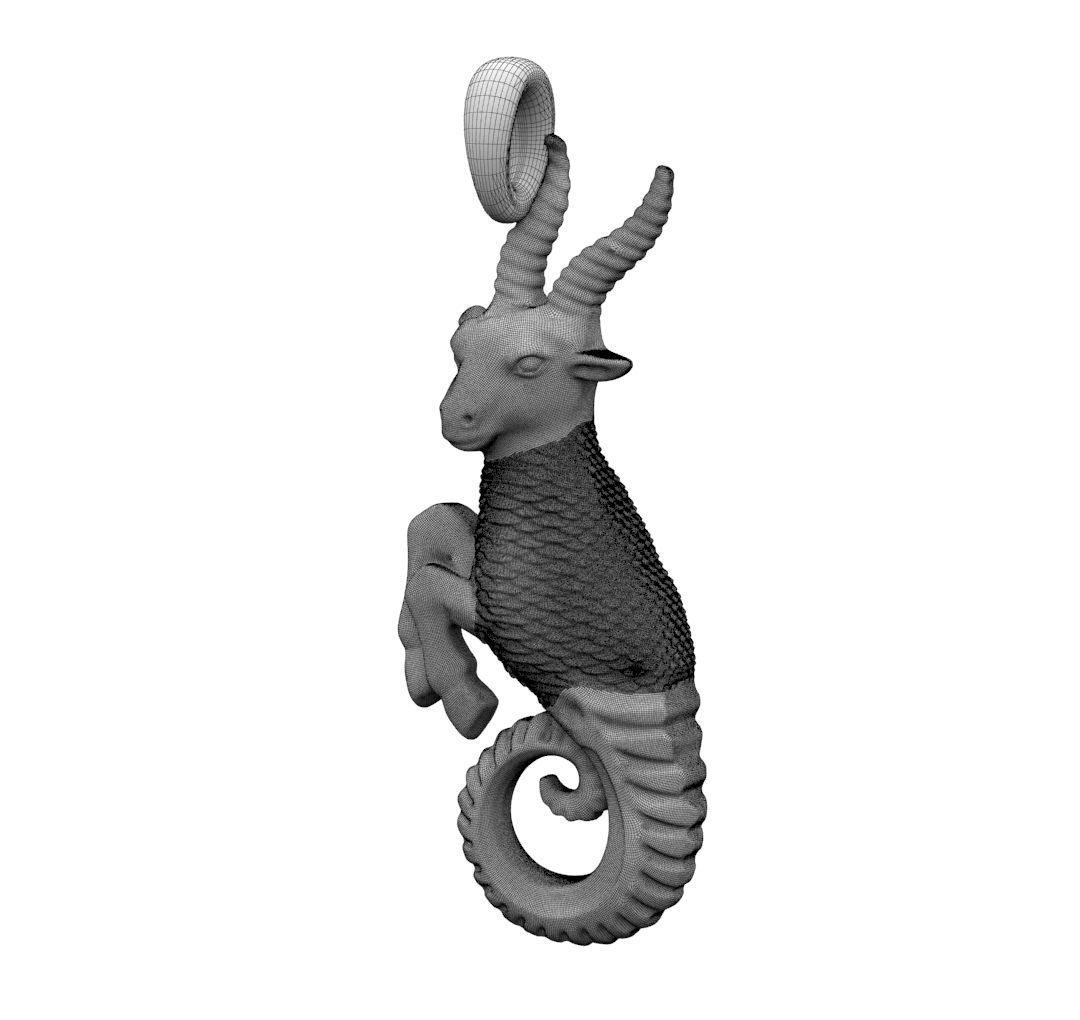 Zodiac Capricorn 3D print model_26