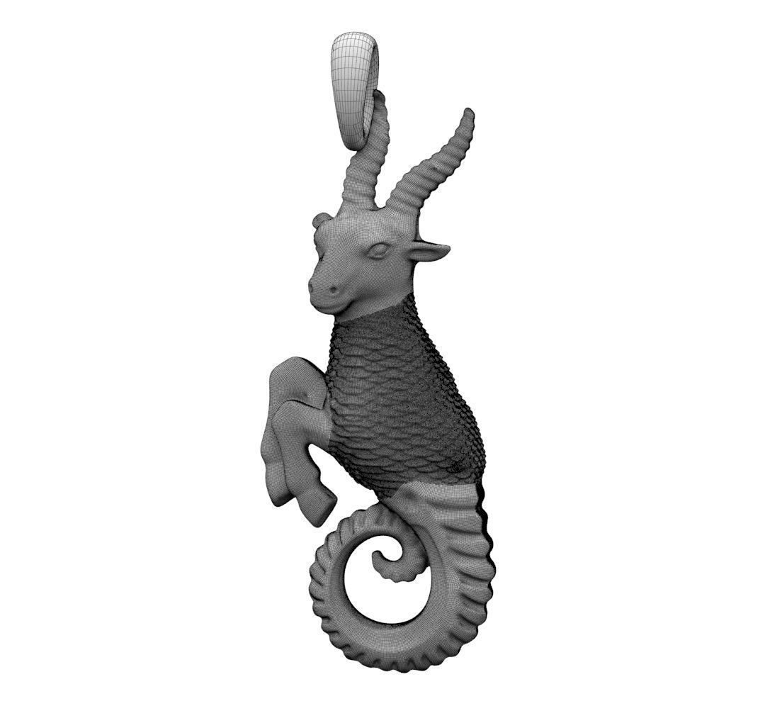 Zodiac Capricorn 3D print model_25