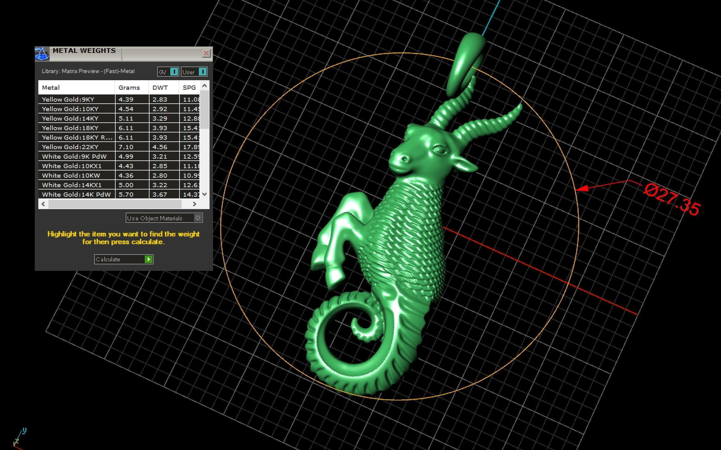 Zodiac Capricorn 3D print model_2