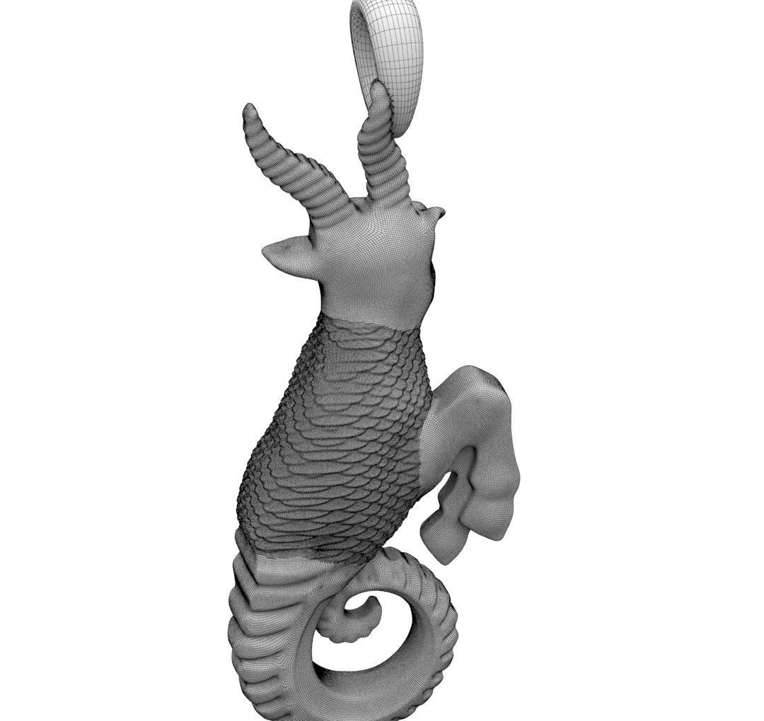 Zodiac Capricorn 3D print model_33