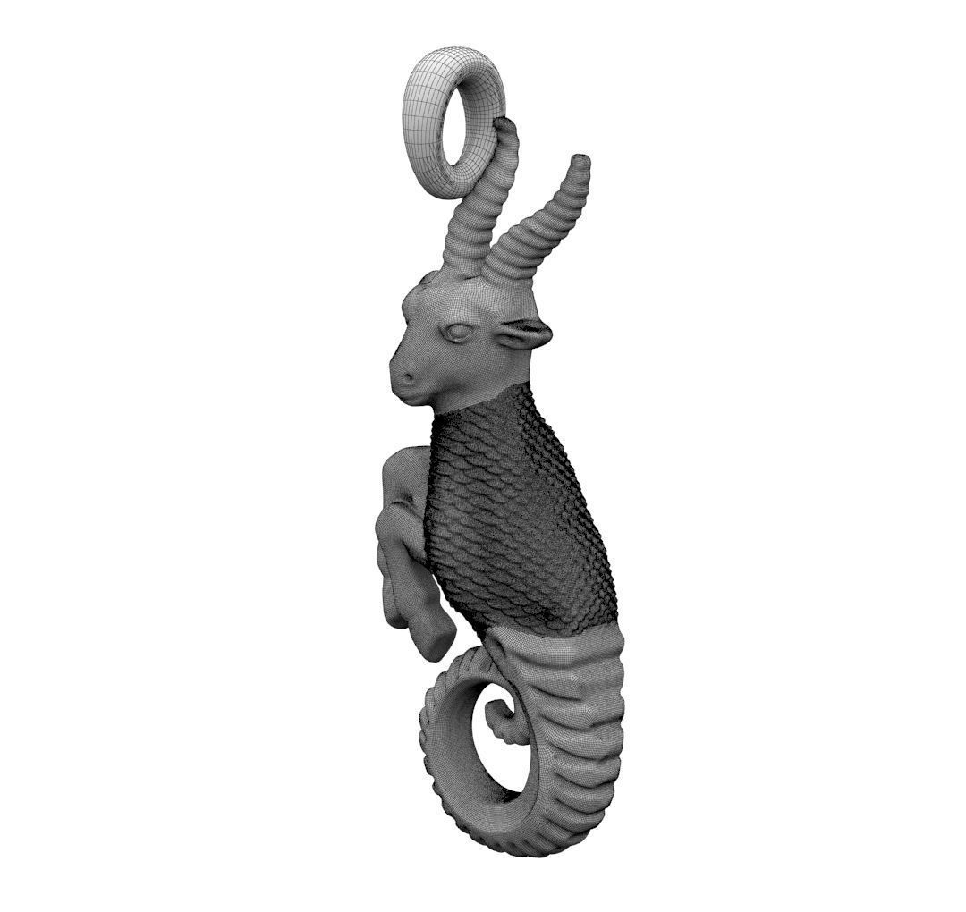 Zodiac Capricorn 3D print model_27