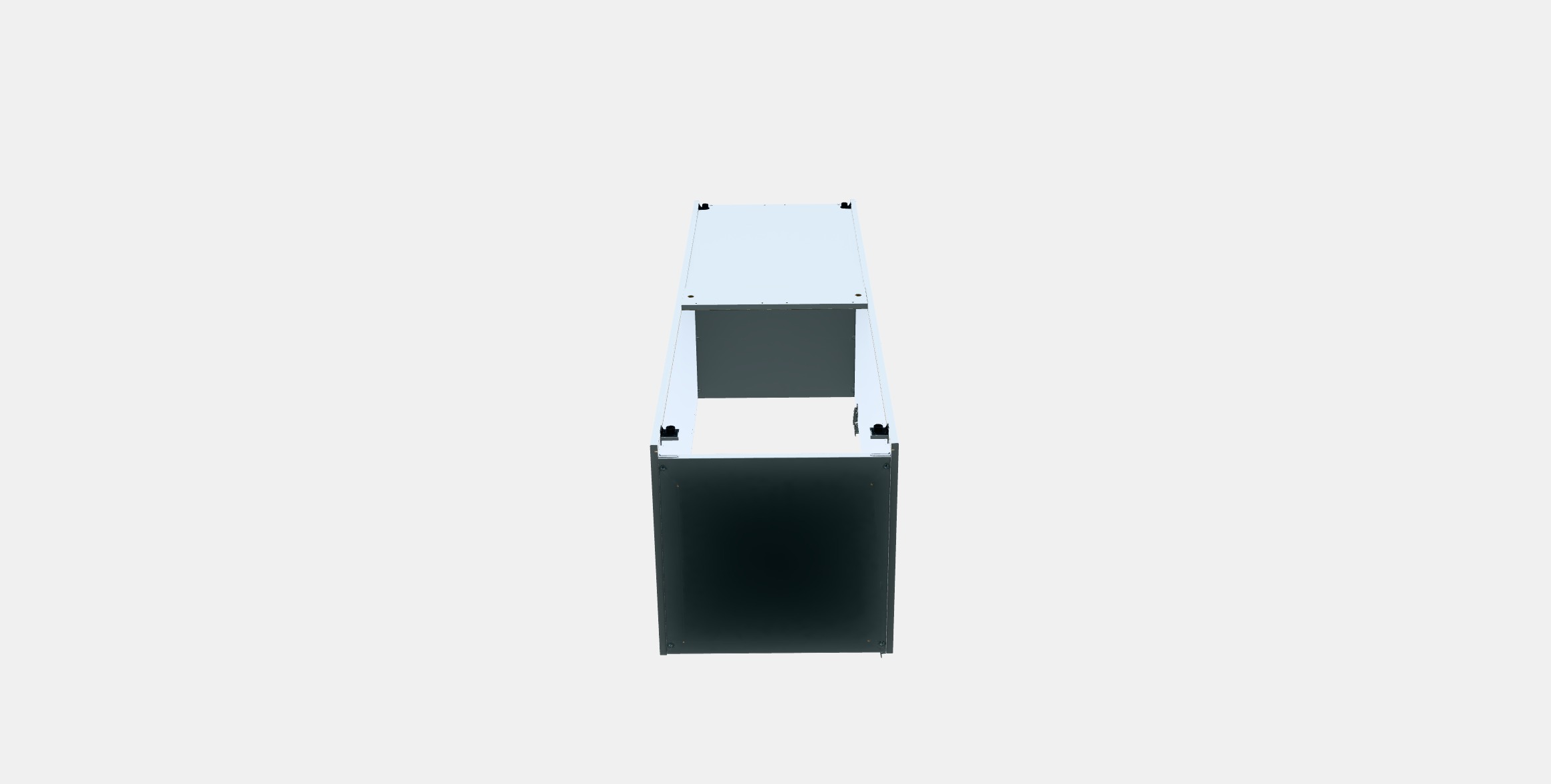 ENHET High cabinet for fridge-freezer Low-poly 3D model_7