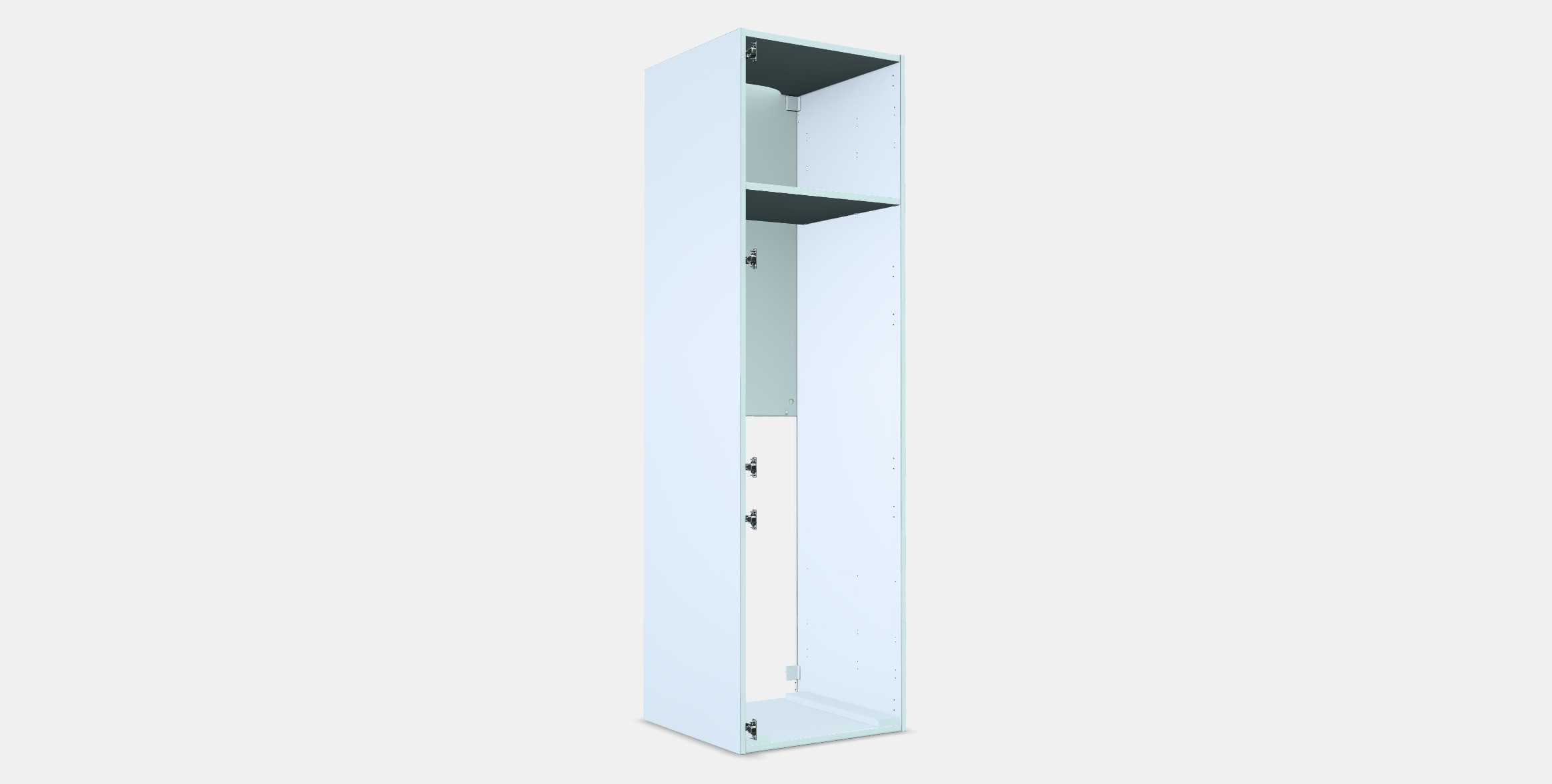 ENHET High cabinet for fridge-freezer Low-poly 3D model_4