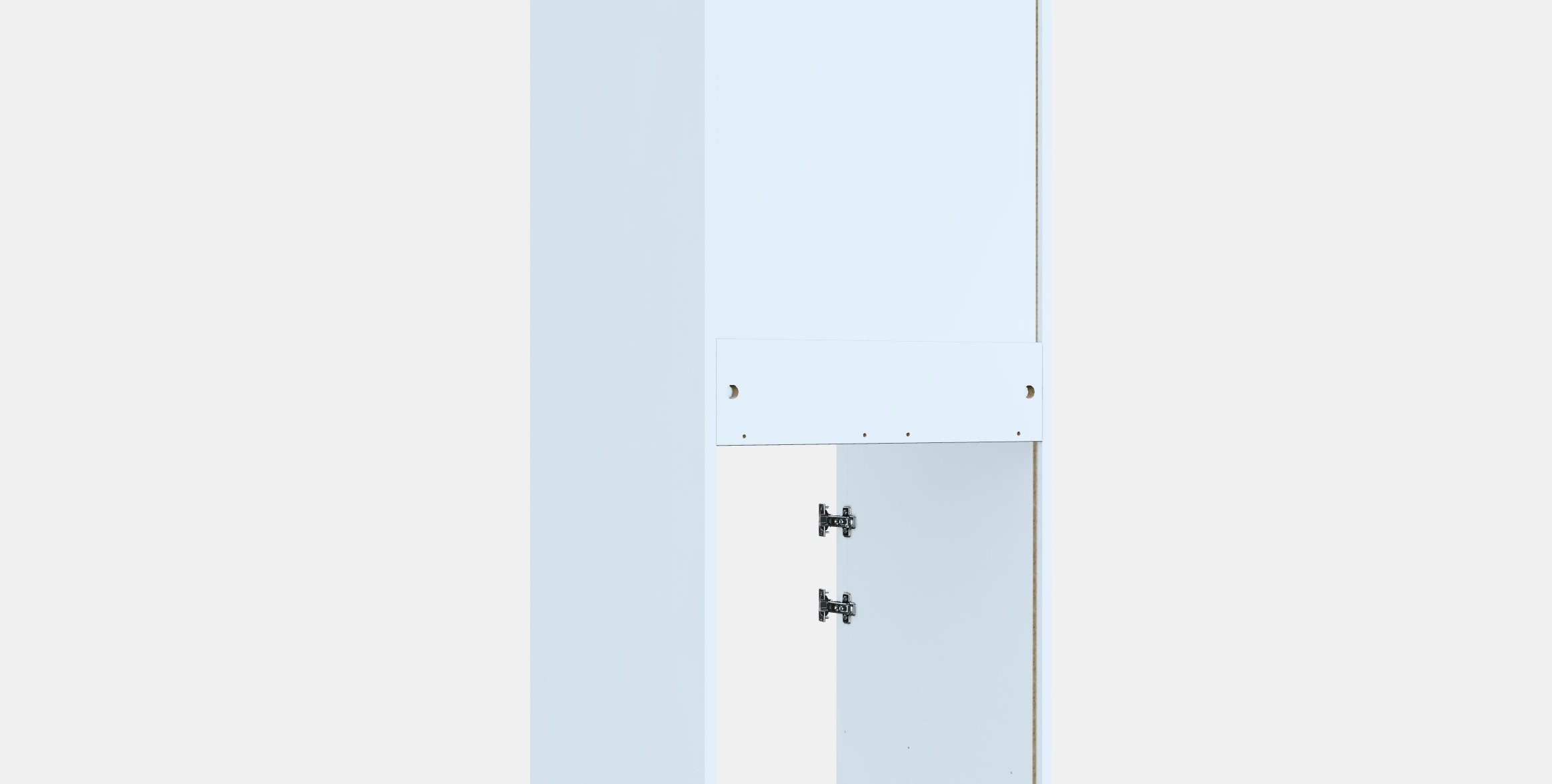 ENHET High cabinet for fridge-freezer Low-poly 3D model_6
