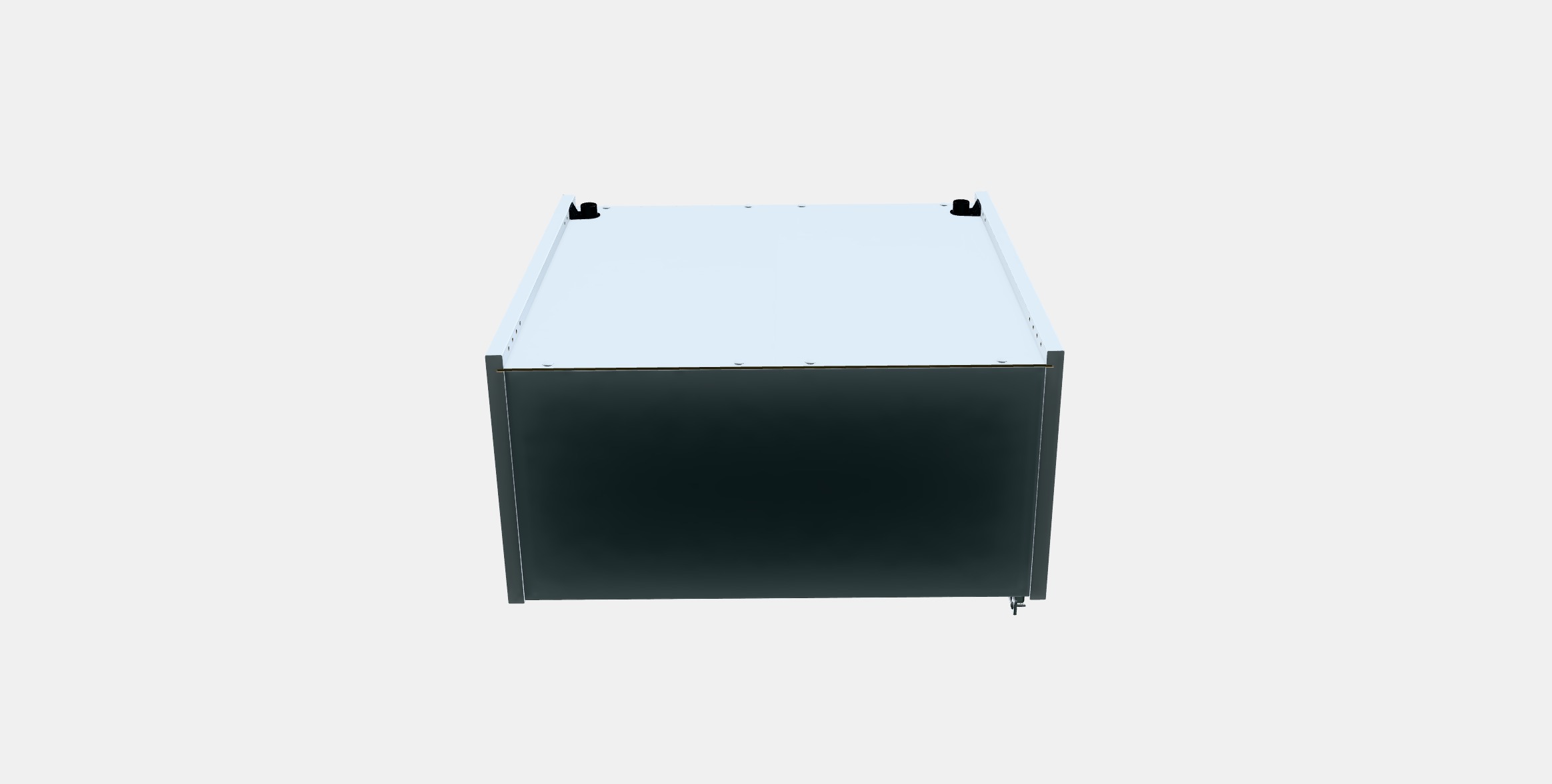 ENHET Wall cb w 1 shelf Low-poly 3D model_7