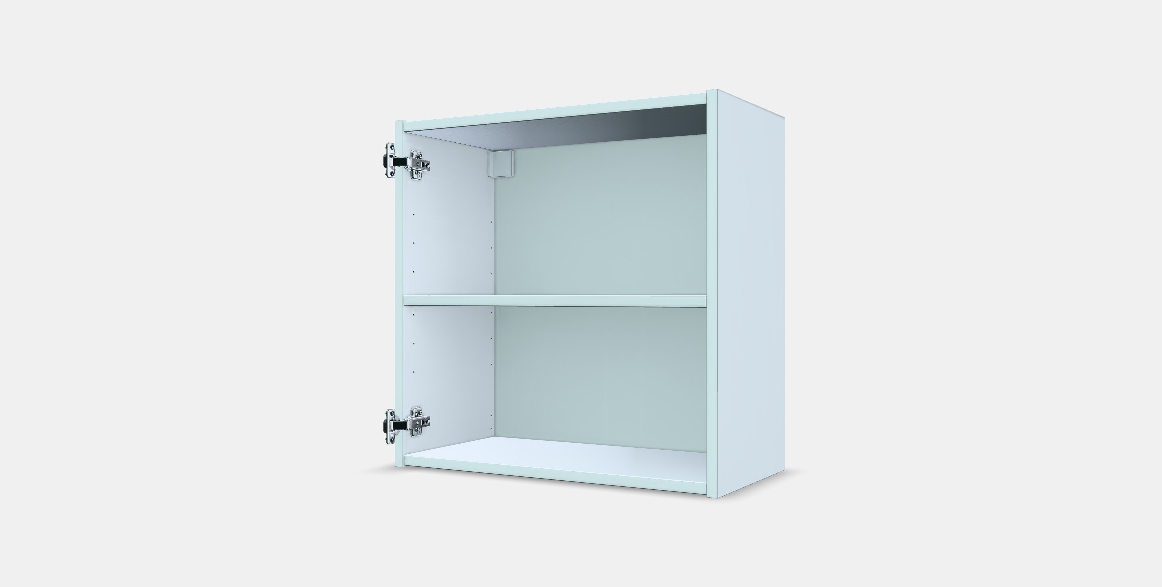 ENHET Wall cb w 1 shelf Low-poly 3D model_12