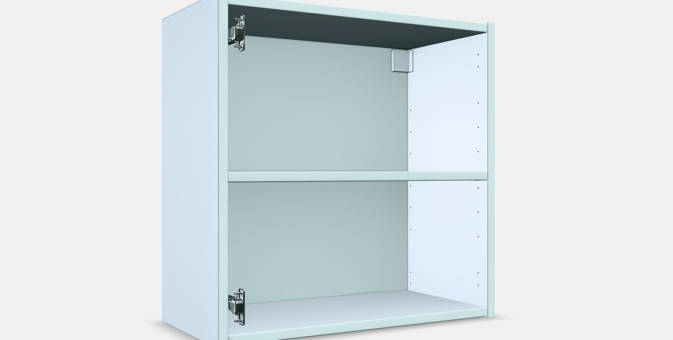 ENHET Wall cb w 1 shelf Low-poly 3D model_9
