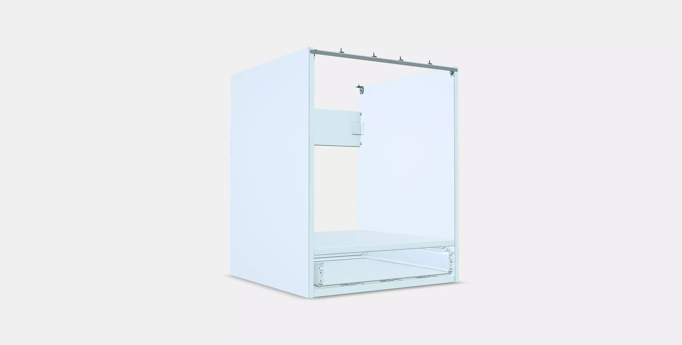 ENHET Base cb f oven w drawer Low-poly 3D model_0