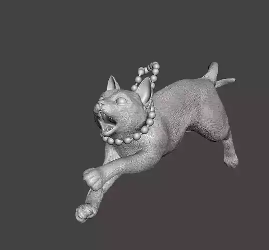 wild cat 3d model STL ready for 3dprinting  3D print model