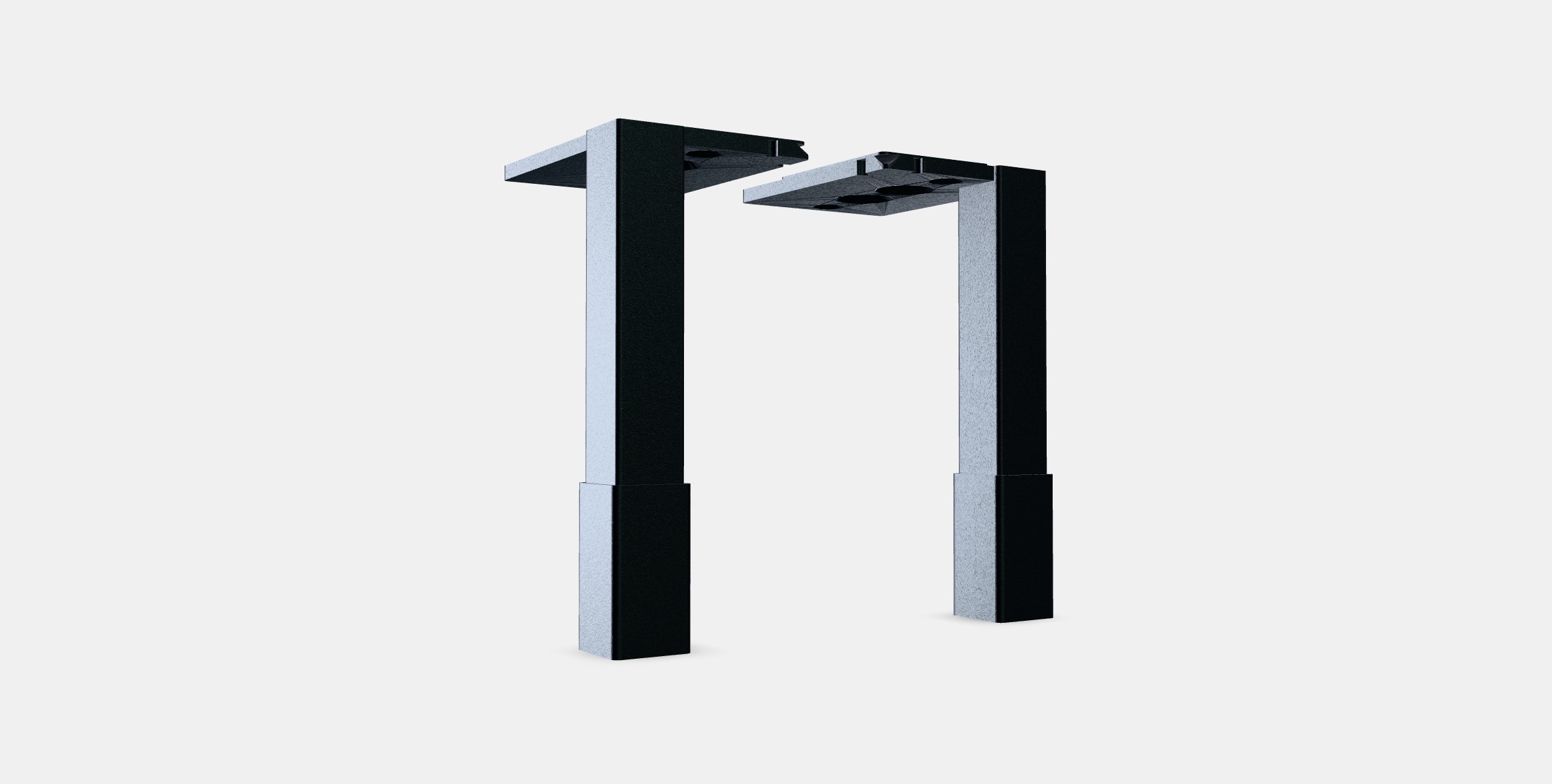 ENHET Legs f cabinet Low-poly 3D model_3