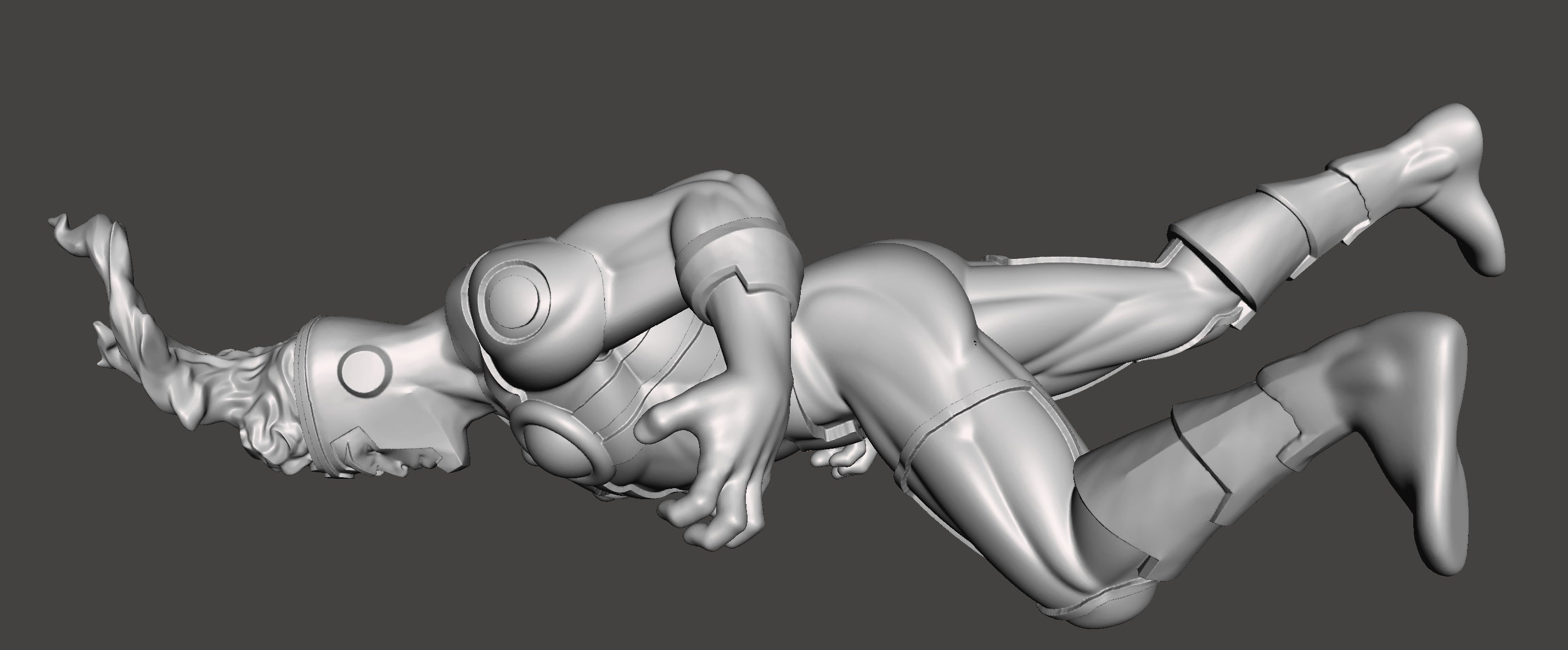 firestorm 3d model with base ready for 3d printing STL  3D print model_6