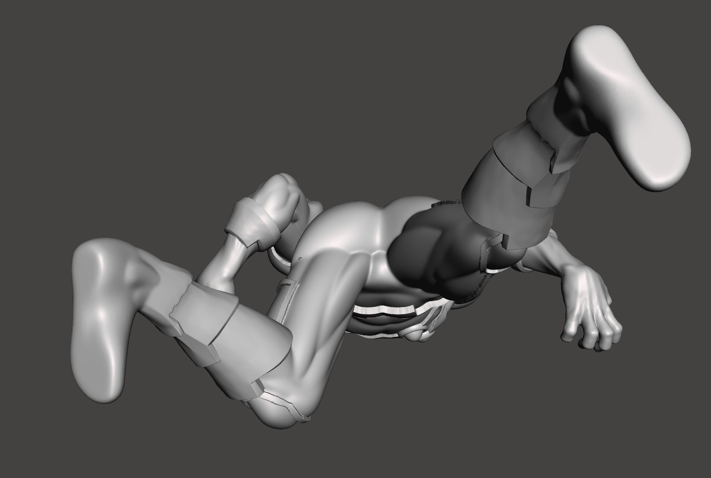 firestorm 3d model with base ready for 3d printing STL  3D print model_3