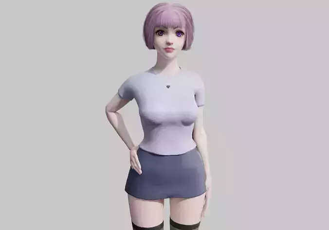 Pretty Young woman V29257 