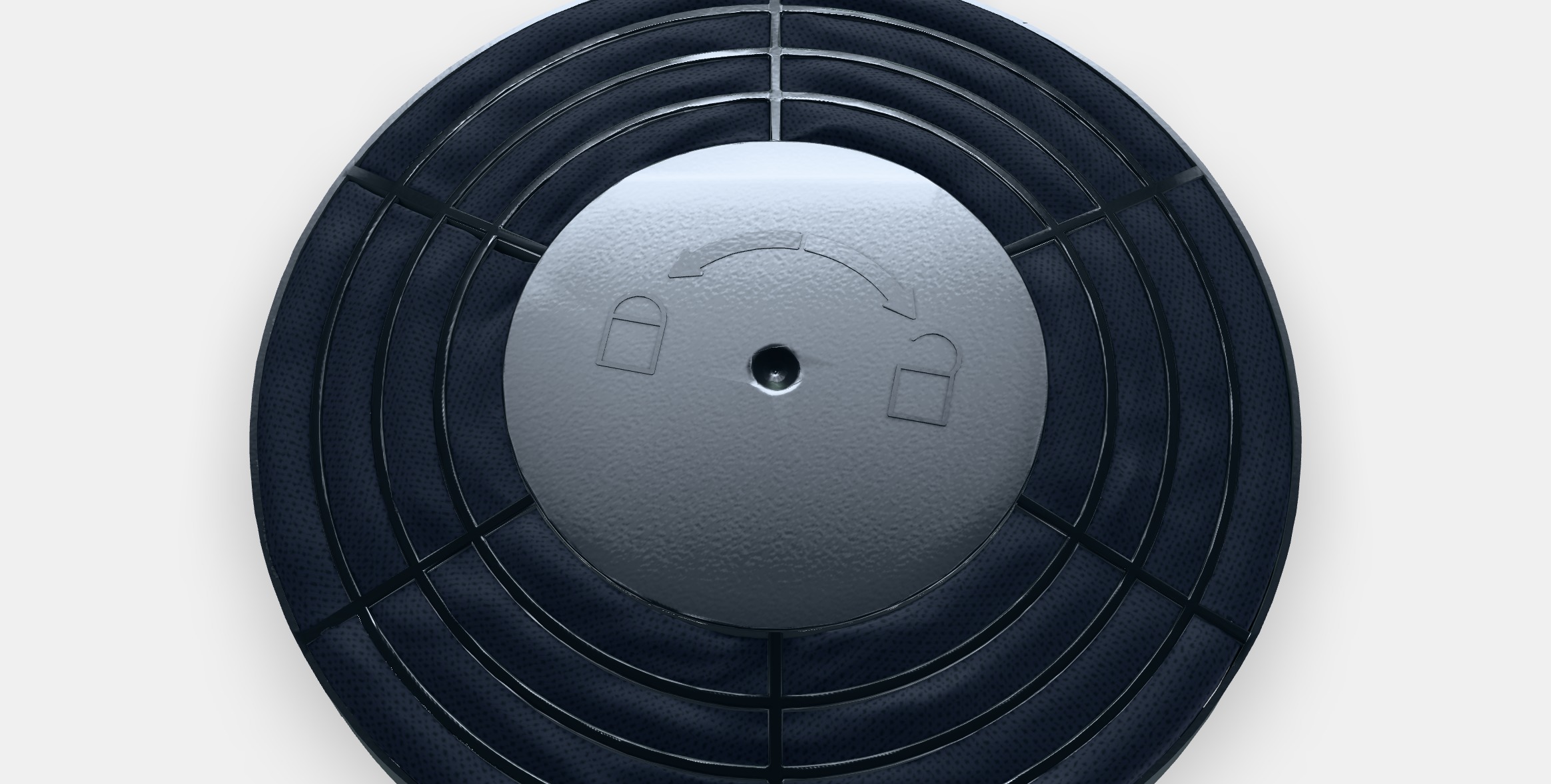 NYTTIG FIL 900 Charcoal filter Low-poly 3D model_10