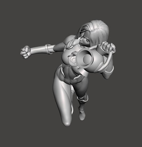 Jessica 3d model with base ready for 3d printing STL  3D print model