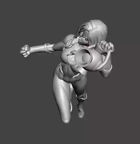 Jessica 3d model with base ready for 3d printing STL  3D print model
