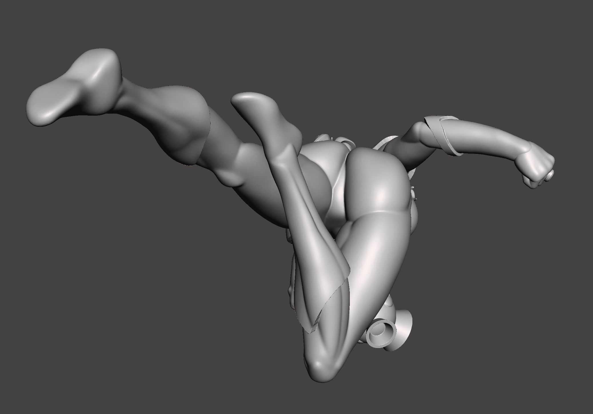 Jessica 3d model with base ready for 3d printing STL  3D print model_3