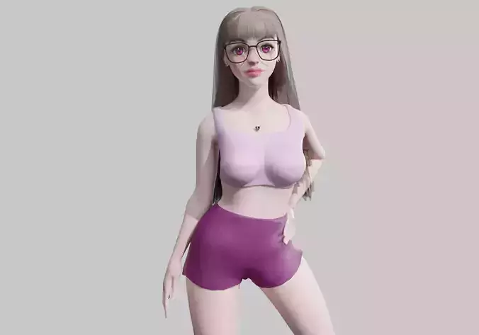 cute Young Woman V26977 