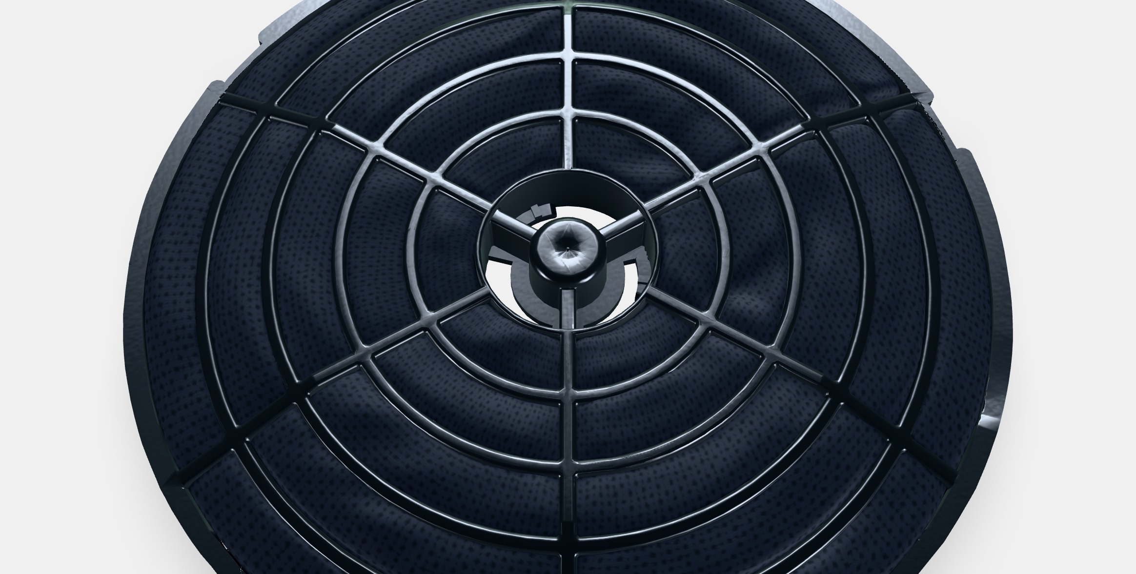 NYTTIG FIL 440 Charcoal filter Low-poly 3D model_2