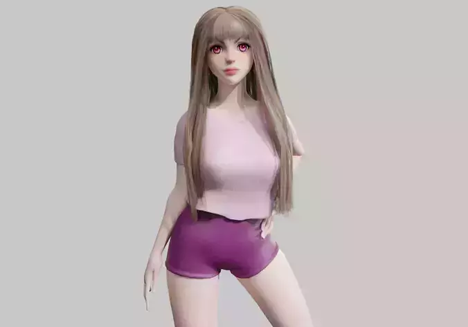 cute teen woman V44822 