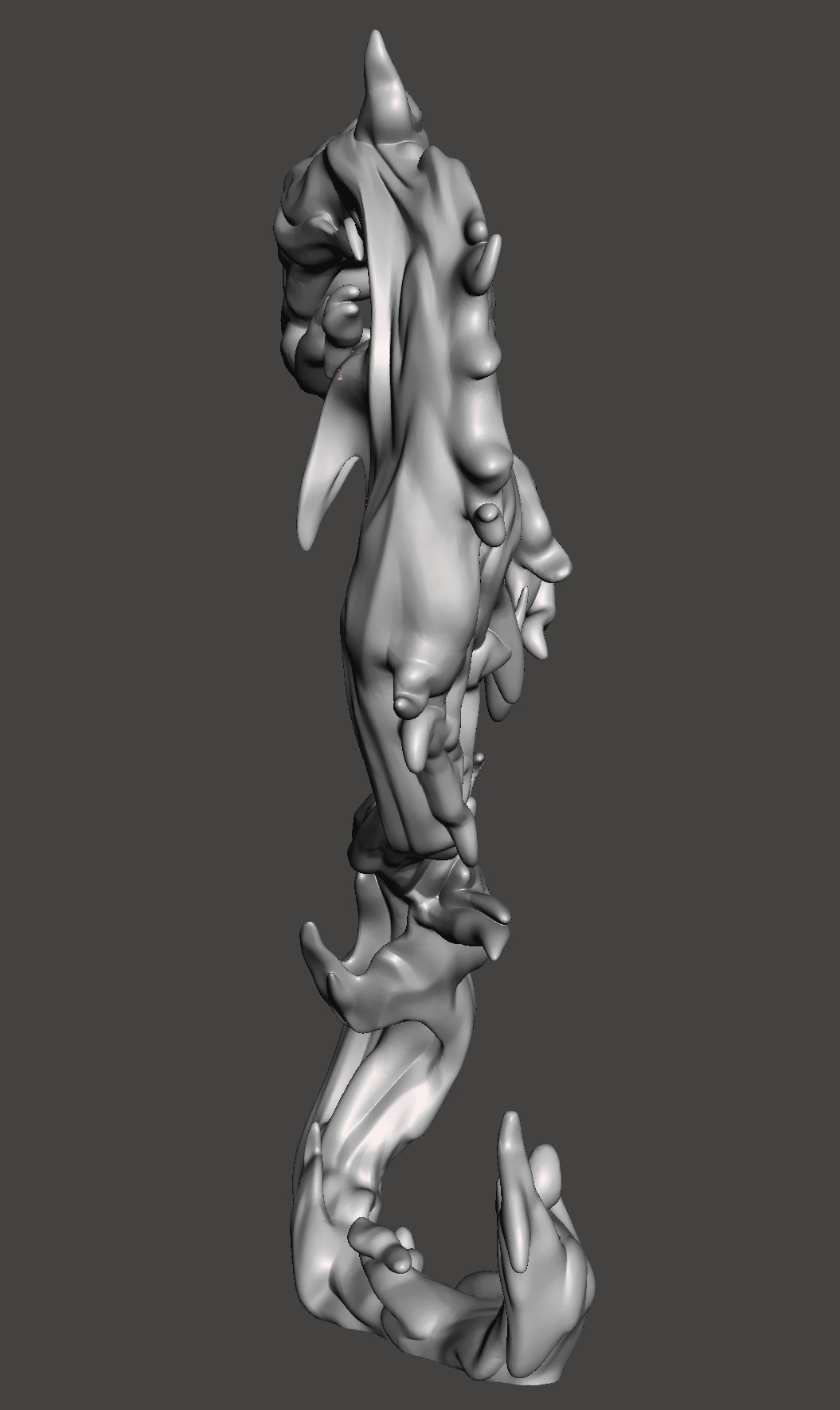 indigo 3d model with base ready for 3d printing STL  3D print model_1