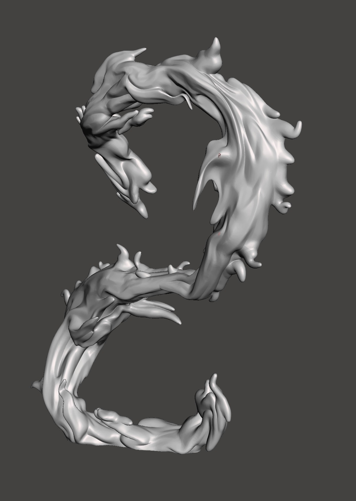 indigo 3d model with base ready for 3d printing STL  3D print model_9