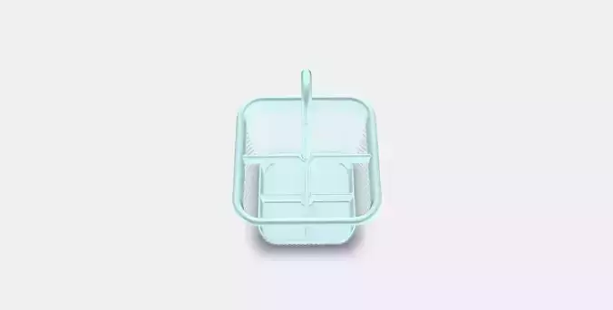 UPPDATERA Cutlery caddy 1 Low-poly 3D model