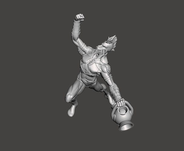 larfleeze 3d model with base ready for 3d printing STL  3D print model