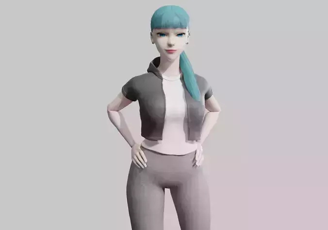 Cartoon Pretty Woman V27975 