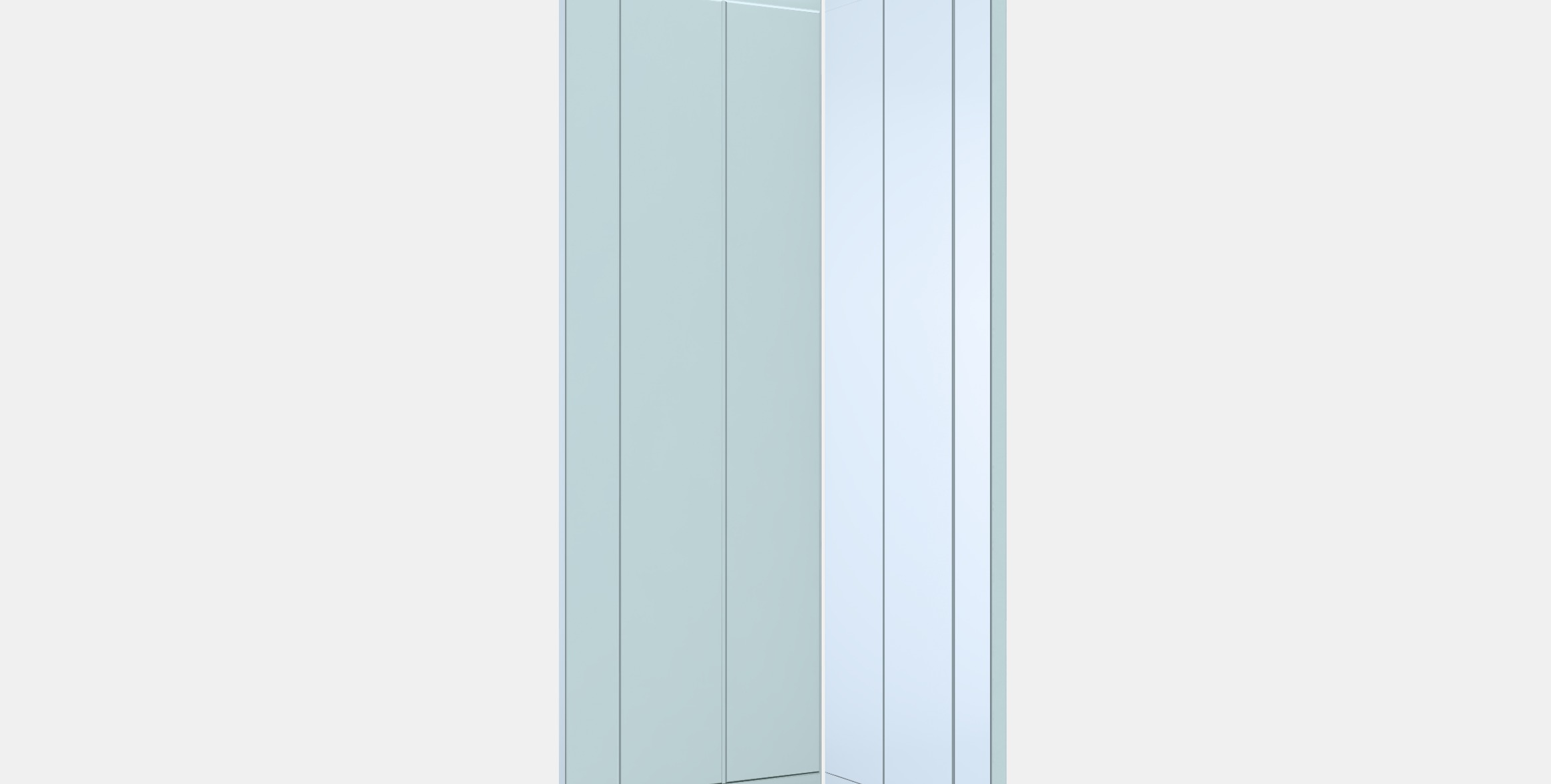STENSUND 2-p door f corner base cabinet set 1 Low-poly 3D model_9