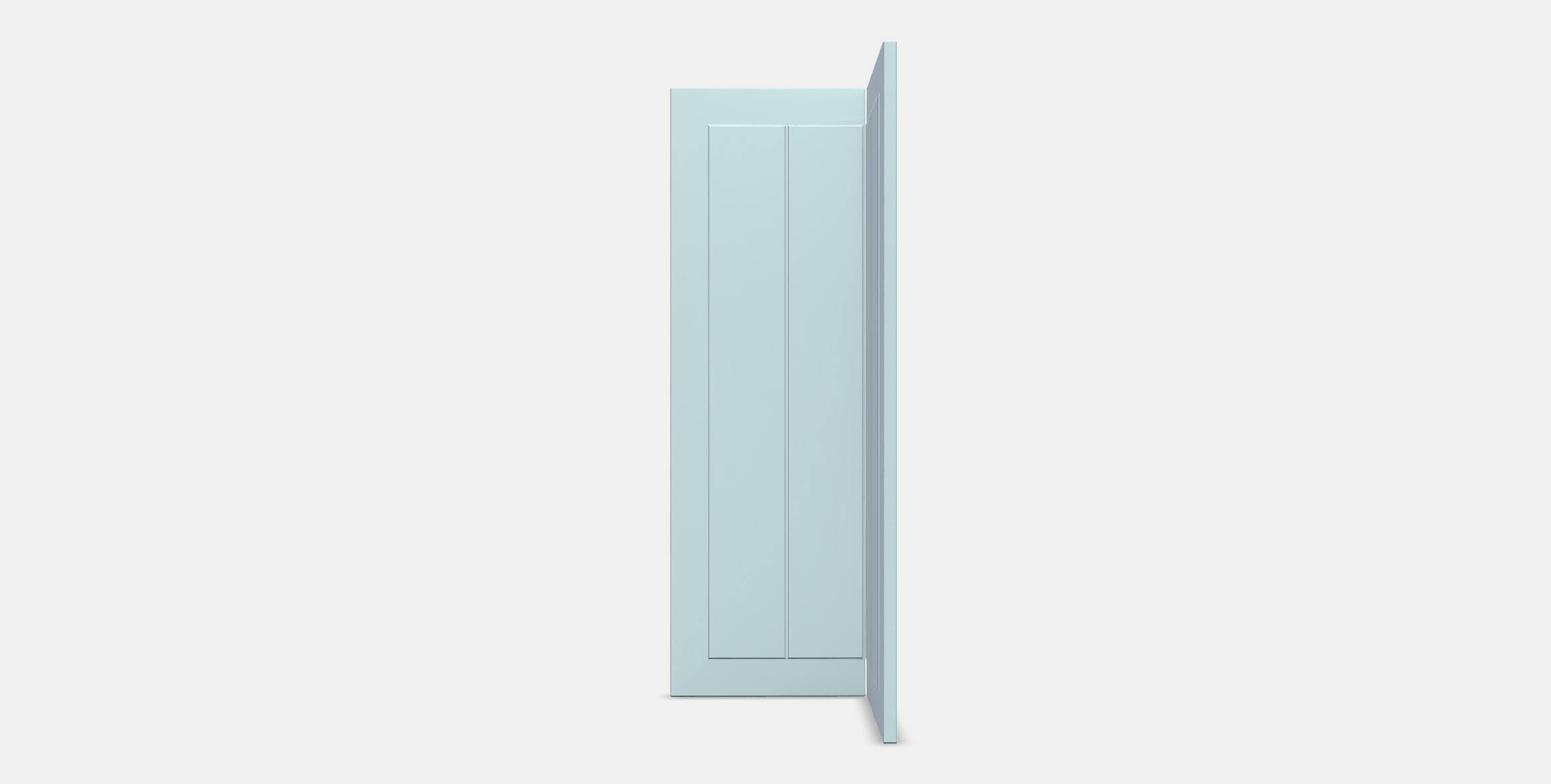 STENSUND 2-p door f corner base cabinet set 1 Low-poly 3D model_10