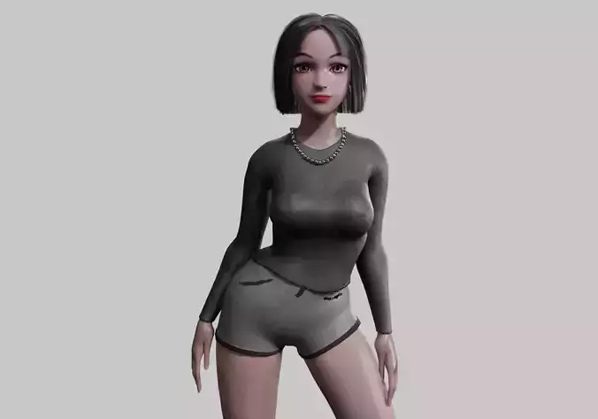 Beautiful black Woman V30620 