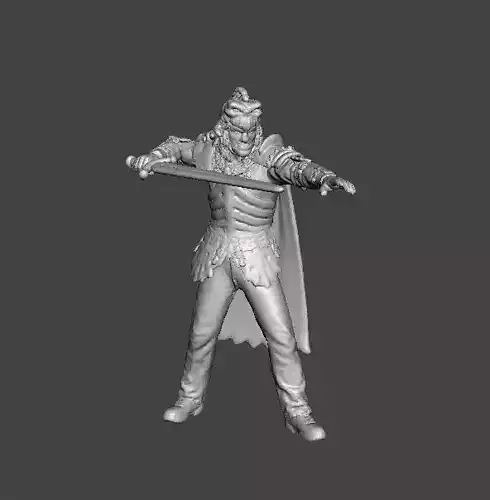 EVIL ASH MINIATURE MODEL FOR FANTASY OR HORROR GAMES RPG DND